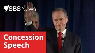 Bill Shorten's concession speech in full