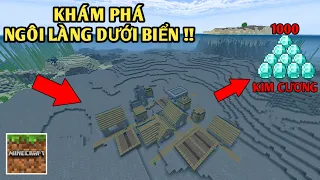 Thử Thách Sinh Tồn Khám Phá | NGÔI LÀNG DƯỚI BIỂN | Trong Minecraft Pe..!!