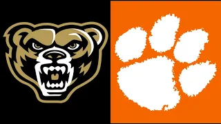 2016-17 College Basketball:  (7) Oakland vs. (2) Clemson (NIT) (Full Game)