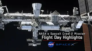 NASA's SpaceX Crew-2 Flight Day 2 Highlights