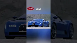 Evolution Of Bugatti Cars (1910~2022) #trending #viral #shorts #evolution #bugatti #car
