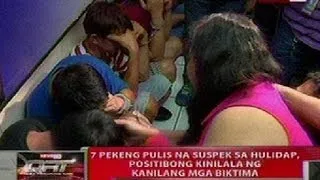 QRT: 7 pekeng pulis sa suspek sa hulidap, positibong kinilala ng mga biktima