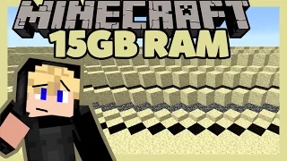 NEKONEČNÝ PADAJÚCI PIESOK s 15GB RAM?! - Minecraft Test - SK/CZ