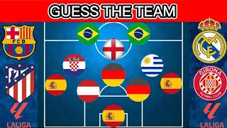 GUESS THE LALIGA FOOTBALL TEAM BY PLAYERS’ NATIONALITY | All laliga teams 2024 quiz