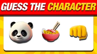 🐼Guess KUNG FU PANDA Characters By EMOJI...!🐯🐰 PO, Master Shifu, Master Oogway, Zhen, The Chameleon