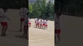 중학교 체육대회 축구 결승전 결승골 세레머니⚽️