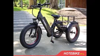 Electric cargo tricycle testing video from a 17 years ebike manufacturer!