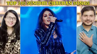 Couple Reaction on Top 100 Best Songs of Sunidhi Chauhan