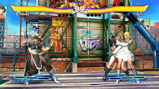 Chun-Li & Julia vs Lili & Nina! Incredible AI Duel!