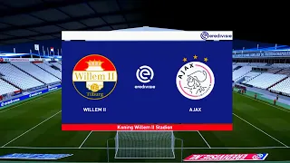 Willem II vs Ajax | Koning Willem II Stadion | 2020-21 Eredivisie | PES 2021