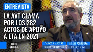 La AVT clama por los 282 actos de apoyo a ETA en 2021; con Folguera y Jiménez