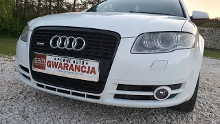 Audi A4 B7 2007 2.0T 200KM S-Line Avant Prezentacja Samochodu