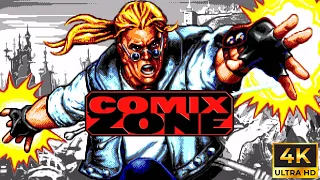 Comix Zone (1995) | Full Walkthrough | Best ending | Max Difficulty | 4k