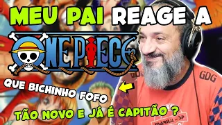 REACT ONE PIECE OPENING 1-14 | MEU PAI reagindo a One Piece