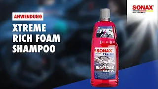 Anwendung SONAX XTREME RichFoam Shampoo