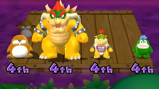 Mario Party 9 Mod - Bowser Jr. Vs Bowser Vs Spike Vs Monty Mole #Marioparty9Mod