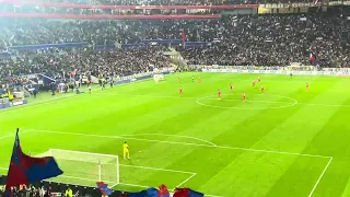 Ambiance du Lyon - Valenciennes en coupe de France 🇫🇷 2024