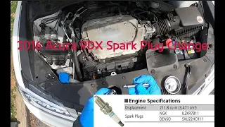 [ENGLISH] EP 27 2016 Acura RDX Spark Plug Replacement