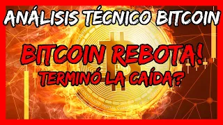 BITCOIN REBOTA! 🚀 | TERMINÓ la CAÍDA? | Soportes y Resistencias | Análisis técnico BTC hoy Español