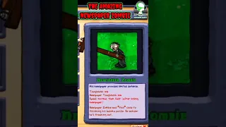 The Amazing Newspaper Zombie - Plants Vs Zombies #shorts #PVZ #pvz2 #Pvzhack #PVZmod #pvz3 #PVZ4