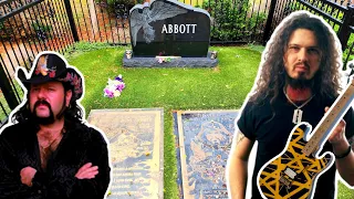 Home & Grave of DIMEBAG DARRELL & VINNIE PAUL Pantera w/ VIDEO BOB