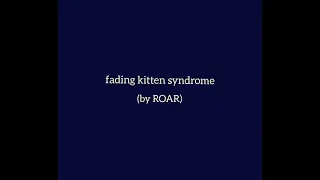 speckletail & snowkit - fading kitten syndrome (ROAR) | warriors pmv