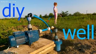 WELL. Water. Drilled a well with my wife