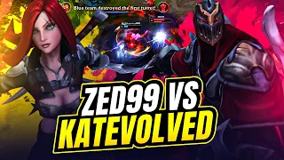 DÜNYANIN EN İYİ ZED'İ VS DÜNYANIN EN İYİ KATARINA'SI | KATEVOLVED VS ZED99