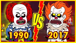 Old Pennywise (1990) vs New Pennywise (2017) (Parody Animation)