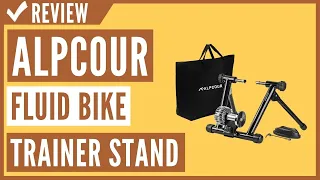 Alpcour Fluid Bike Trainer Stand – Portable Stainless Steel Indoor Trainer Review