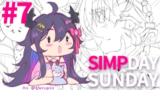【Drawing】Simpday-Sunday #7 - Let's coloring our cute agent!!
