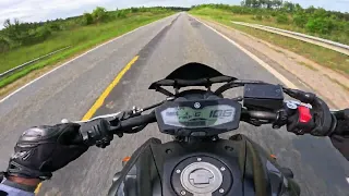 MT-07 Riding Some Small Country Roads