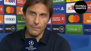 Spurs vs Frankfurt 3-2 | Antonio Conte post match Interview 🔥