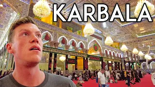 First Impressions of KARBALA, IRAQ! American in Iraq Travel Vlog امريكي في رحلة إلى كربلاء ، العراق