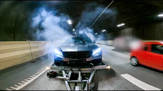 Double burnouts & Snowmobile in the tunnels