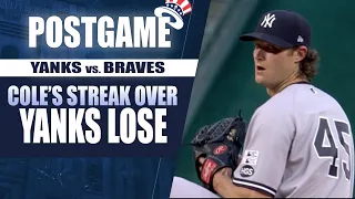 Yankees CLOBBERED by Braves | Gerrit Cole's 20 win streak snapped