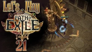 Let's Play Path of Exile, Blind [Ep 21] - Sceptre of God, Act 3's End | Patch 2.6 Legacy League