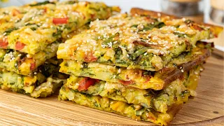 Why didn't I know this recipe before? Vegetable Flatbread.COOKING AT HOME!!