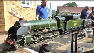 WATCH AN AMAZING VARIETY OF MINIATURE LOCOS IN ACTION IN BEDFORD  FOR A 7¼" GAUGE SOCIETY GATHERING.