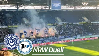 Stimmungsvideo und große Pyroshow, MSV Duisburg vs. DSC Armina Bielefeld