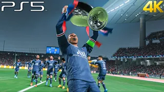 FIFA 22 - PSG vs Manchester United |  UEFA Champions League Final |  PS5 Gameplay  [4K]