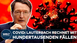 CORONA-BEBEN: Höchstwerte! Karl Lauterbach rechnet mit Hunderttausenden Neuinfektionen pro Tag