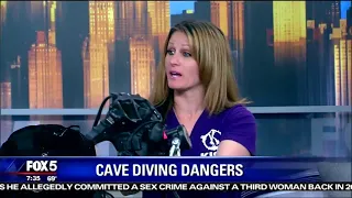 Scuba Instructor explains use of Full Face Masks in Thailand Cave Rescue on Fox 5 Good Day New York