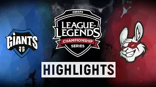 GIA vs. MSF - EU LCS Week 8 Day 2 Match Highlights (Spring 2018)