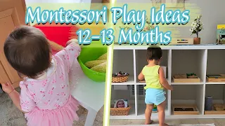 LEARNING THROUGH PLAY! 25 MONTESSORI ACTIVITY IDEAS for Toddlers 12-13 Months Old