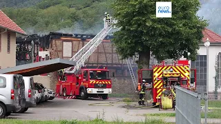 Brand bei Colmar: Mindestens 9 Tote nach Feuer in Ferienunterkunft