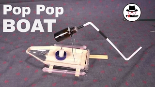 How to Make Simple Pop Pop Boat (Putt Putt Boat)