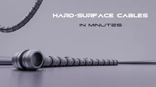 BEAUTIFUL hard-surface curves in MINUTES with Blender