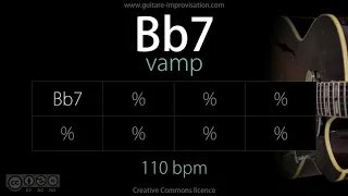 Bb7 - 110 bpm (Jazz/Swing feel) : Backing Track