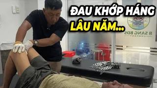 Anh trai đau khớp háng lâu năm tìm đến 8 Sang để được hỗ trợ, hài lòng sau khi được massage